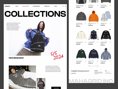 Clothing Brand Website clothing clothing website e commerce ecommerce fashion fashion brand