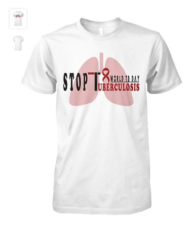 Stop TB World Tuberculosis Day Shirt design endtb graphic design illustration stoptb worldtbday