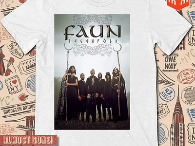 Faun Asheville The Orange Peel 9-22-2024 poster t-shirt