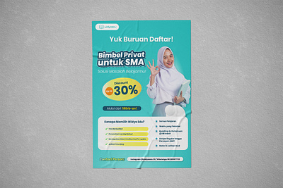 Widya Edu : Poster Design 2 brand branding brochure cover cover book design education graphic design hard cover logo magazine poster poster design