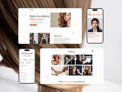 💈FREE TEMPLATE 💈 Hairdressing Services Landing Page barber barber website beauty business branding business business website design graphic design hairdresser hairdresser website hairdressing hairstylist hairstylist landing page hairstylist website landing page landing page design ui web web design website