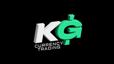 'KG Currency Trading' Visual Design 3d branding design graphic design logo
