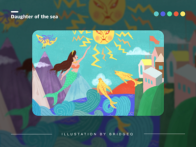 Daughter of the sea illustration