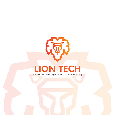 Lion Technology branding design graphic design logo