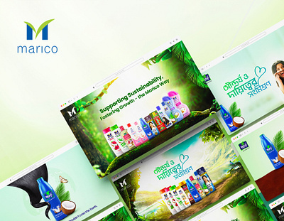 Marico | Sustainability Project infograph design