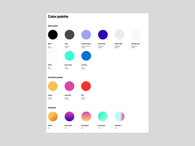 Neon DAO UI-Kit layout graphicdesign interface ui ui kit uikit webdesign