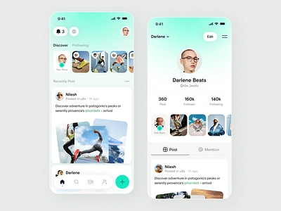 Social Media app app app design application ui community facebook live apps messenger mobile mobile app mobile ui social social app social media social media app social media mobile ui uiux user interface video