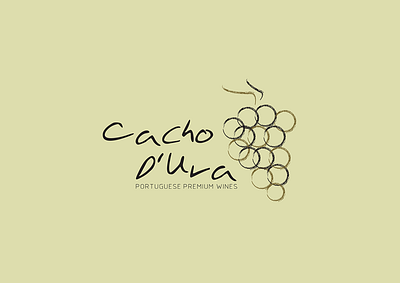 Portuguese Premium Wines - Cacho D'Uva branding design graphic design illustration logo vector