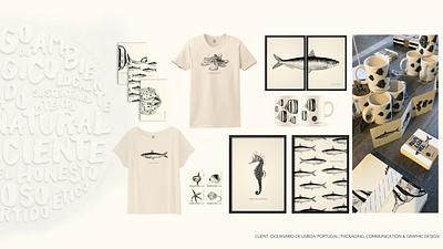 Oceanário de Lisboa - Natural Science Collection branding collection design graphic design packaging