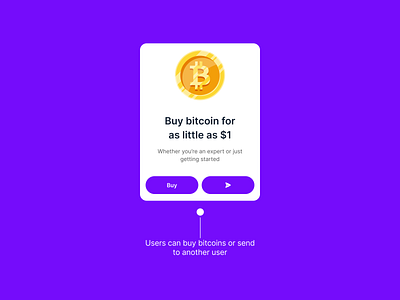 UI Card for buying Bitcoins app design bitcoin crypto figma finance fintech app mobile app ui ui design ui kit uiux ux ux design