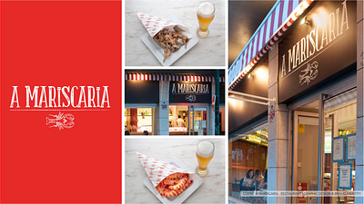 A Mariscaria - Restaurant branding design graphic design illustration logo packaging restaurant