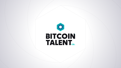 Bitcoin Talent co. brand design bitcoin branding crypto logo
