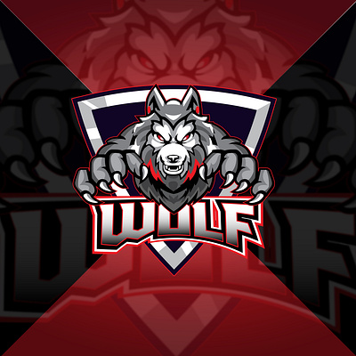 Mascot Logo - Wolf branding design graphic design logo design mascot mascot logo mascot logo design wolf wolf logo