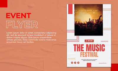 I will do any attractive event flyer, posters attractive flyer booklet designs brand style guide branding kit brochure designs business flyer event flyer flyers leaflet designs music festival flyer posters stunning flyers