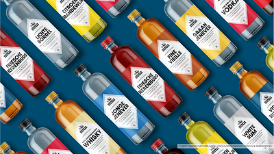 Huifkar - Rebranding Alcoholic beverages branding design graphic design illustration logo makro makro netherlands packaging private brand rebrand