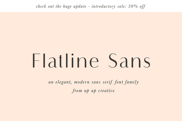 Flatline Sans Complete - 16 fonts by Display Font on Dribbble