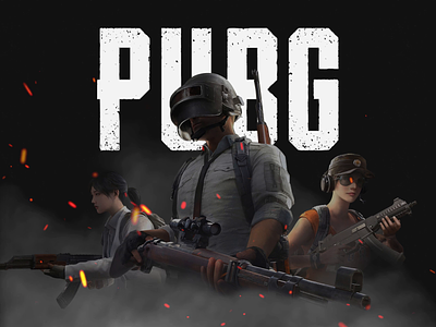 PUBG: A Mobile Game's Landing Page 3d animation black cg design game games gaming graphic design illustration landing motion motion graphics sparks ui ux vector webdesign website white