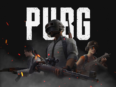 PUBG: A Mobile Game's Landing Page 3d animation black blender cg design game games gaming graphic design illustration landing motion motion graphics ui ux vector webdesign website white