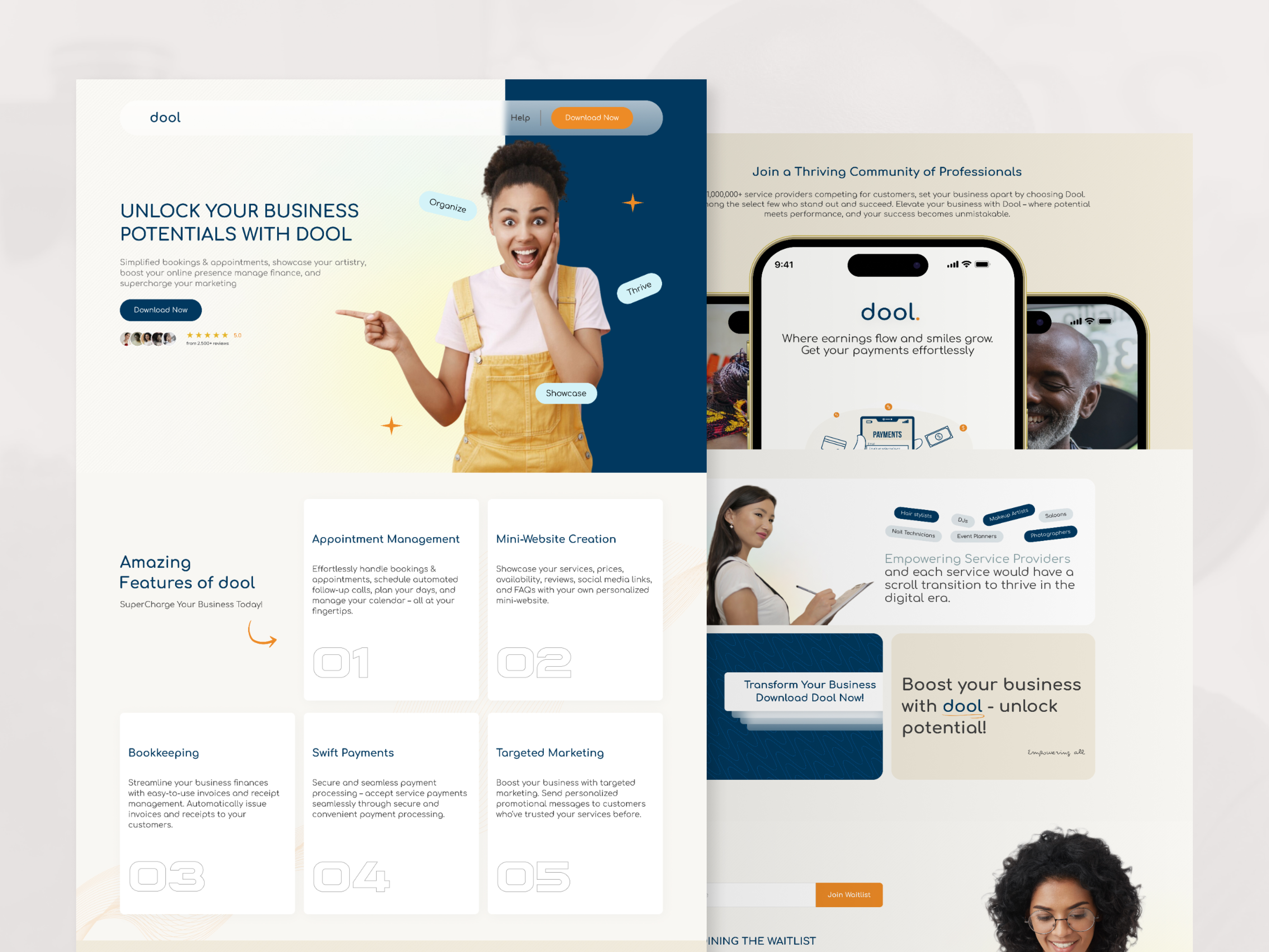 Example of Informational Website Design