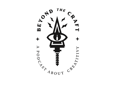 Beyond the Craft Logo Design creativity crest cult events heraldic heraldry logo logo design masonic podcast radio radio show scottish stamp vintage