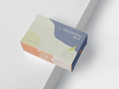 Package Box Mockup - Slim Rectangle box cosmetic creme electronic flat food makeup mock mockup package presentation print rectangle slim up