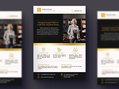 Law Firm Brochure advocate attorney brochure business clean corporate design flyer flyer design graphic design law law firm legal print