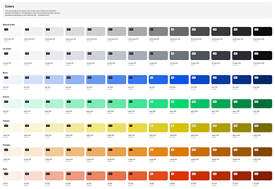 Design System - Color Palette b2b color palette colors design system saas