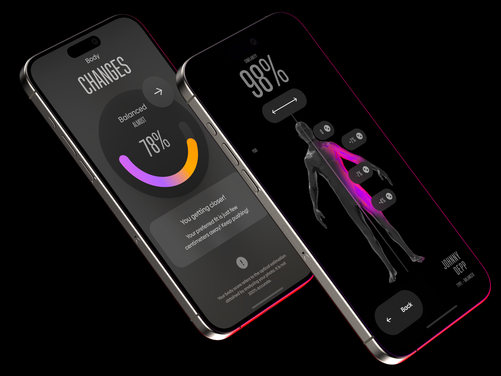 AI Body Measurements App ai app breezy ios measure ui