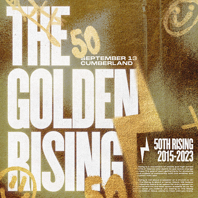 The Golden Rising | Passion Students art branding design graphic design led marketing production promo