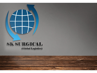 SK Surgical Logo Mockup