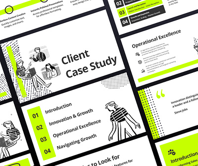 Client Case Study by Decktopus AI brand brand design case study case study design case study template client case study client decks client templates graphic design illustration illustration template illustrations layout design presentation presentation design presentation illustration slide design template design ui design ux design