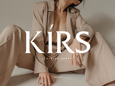 Logo. Clothing brand. KIRS branding clothing clothing brand clothing logo design fashion fashion design fashion logo graphic design identity kirs logo logodesign logotype