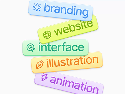 personal website: ui elements icons illustrations portfolio portfolio website tag design tags ui ui design ui elements ux visual design visual identity web web design
