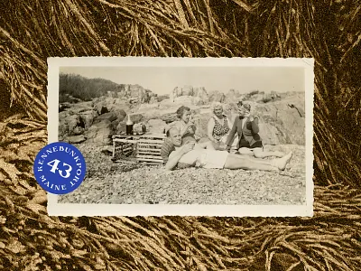 Keel Font - In Use brandidentity branding coastal coastalbadge coastaldesign coastalfont coastaltype graphicdesign logo logobadge maine photography seaweed serifbadge seriffont vintage vintagecoast vintagecoastal