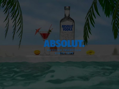 Motion design for Absolut 🔊 3d 3d art 3d modelling advertisement animation branding cgi concepdesign conceptart design marketing motion graphics motiondesign productvisualisation