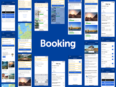 Booking redesign app app booking branding car country design development logo map redesign rent travel ui ux