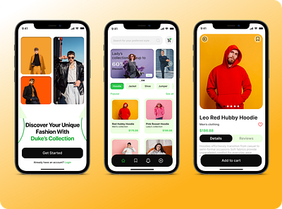Duke's Collection- Online Clothing Store design graphic design ui ux