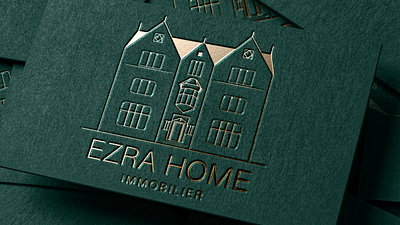 MORPHOSE x EZRA HOME - Brand identity brand identity branding business card graphic design identité graphique ezra home logo