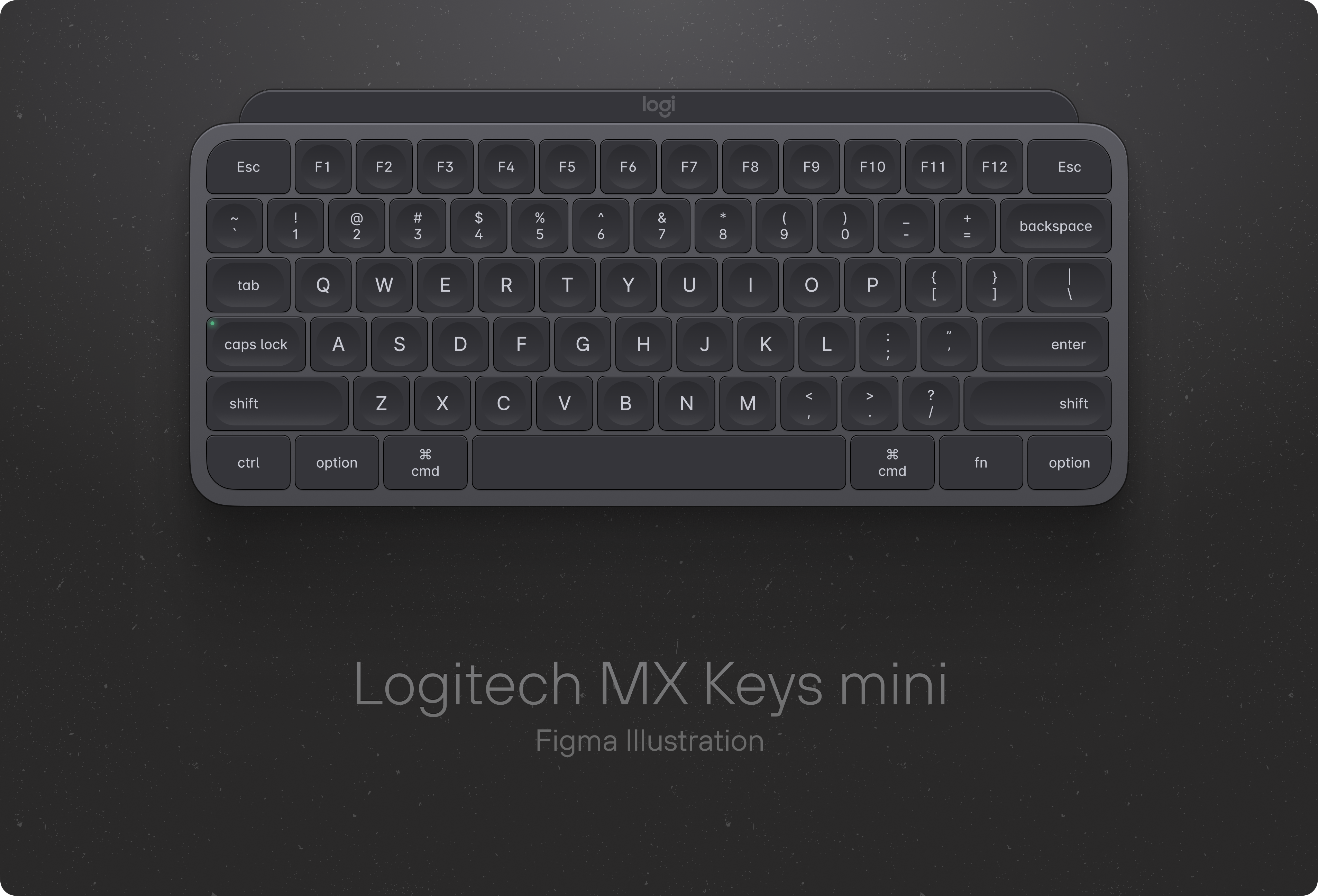 Keyboard Figma Illustration figma illustration illustration justforfun keyboard illustration logitech