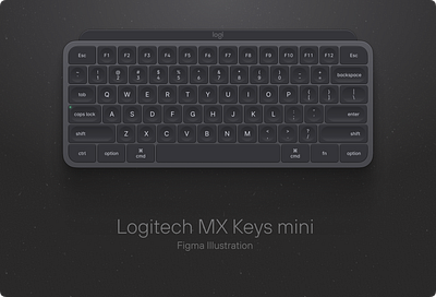 Keyboard Figma Illustration figma illustration illustration justforfun keyboard illustration logitech