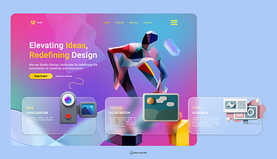 Diving into UI Design: PNZ Landing Page. A Beginner's Attempt graphic design ui uiux ux website