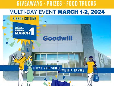 Goodwill Store Grand Opening branding design graphic design graphics illustration logo vector