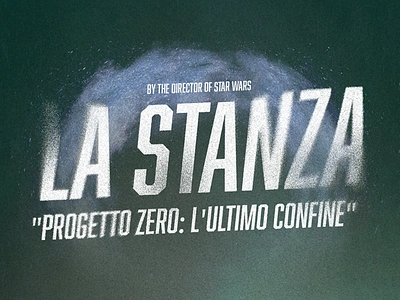 Poster / La Stanza - Progetto Zero: L'Ultimo Confine design designer graphic design illustrator logo movie poster