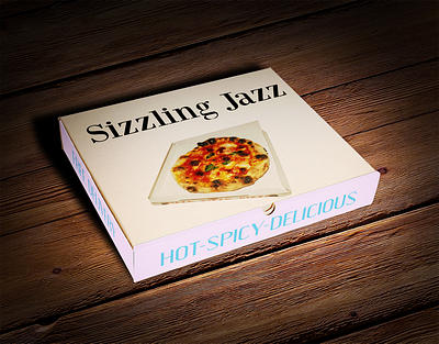 Sizzling Jazz Pizza - Logo Design app logo design designing font graphic design logo logo design logo designer logo designing minimalist logo modern logo packaging logo pizza box logo t shirt logo typography wordmark logo