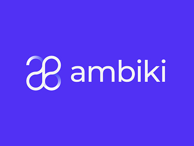 Ambiki application branding concept exploration graphic design icon letter logo minimalist modern tech typography ui