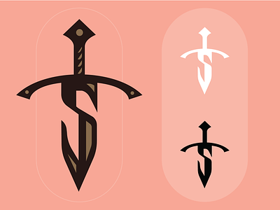 Letter S - Sword Logo branding brandmark castle fighter gym identity illustration kingdom knight law firm lawyer lettering letters logo medieval mma monogram sword warrior weapon