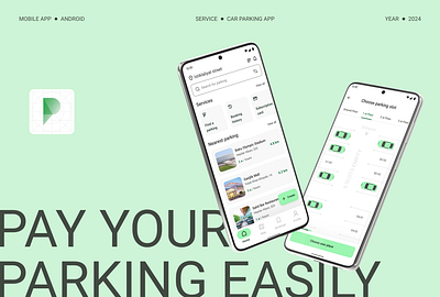 Mobile App for Car Parking android appdesign application appui carapp carparking mobileapp parkingapp ui uxui