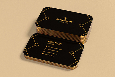 Luxury Business card design for your company. internet