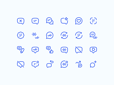 Chat icons | UniOne Original app design branding custom icon essential icons figma graphic design icon design icon pack icon set iconography icons interface interface icons line art line icons mobile design ui ui icons ux vector icon