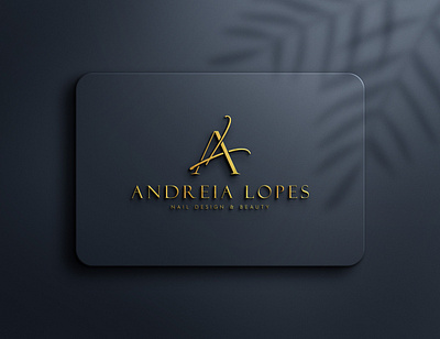 AL Logo Design beauty cosmetics luxury minimalist